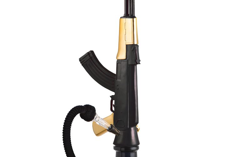 AK 47 MOB Shisha Schwarz Gold