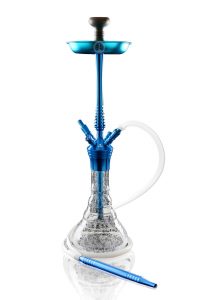 Kaya Elox 630CE Pyramid - transparent cracked blue shisha