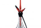 Kaya Elox 630CE Pyramid - transparent cracked red shisha