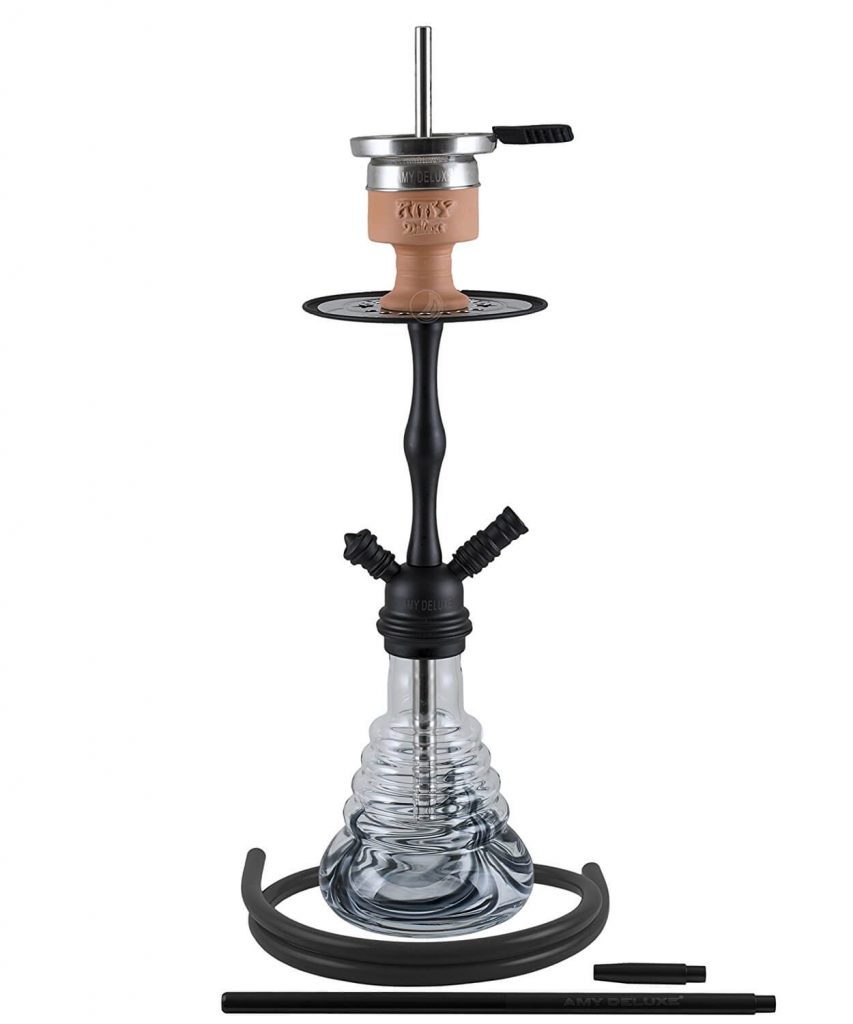 Amy 440 Stillness II Klick Shisha Black Schwarz