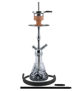 Amy 440 Stillness II Klick Shisha Black Silber